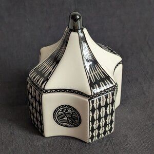 Graniton Covered Ceramic Jewelry Trinket Box Bohumil Kubišta 1920s Replica